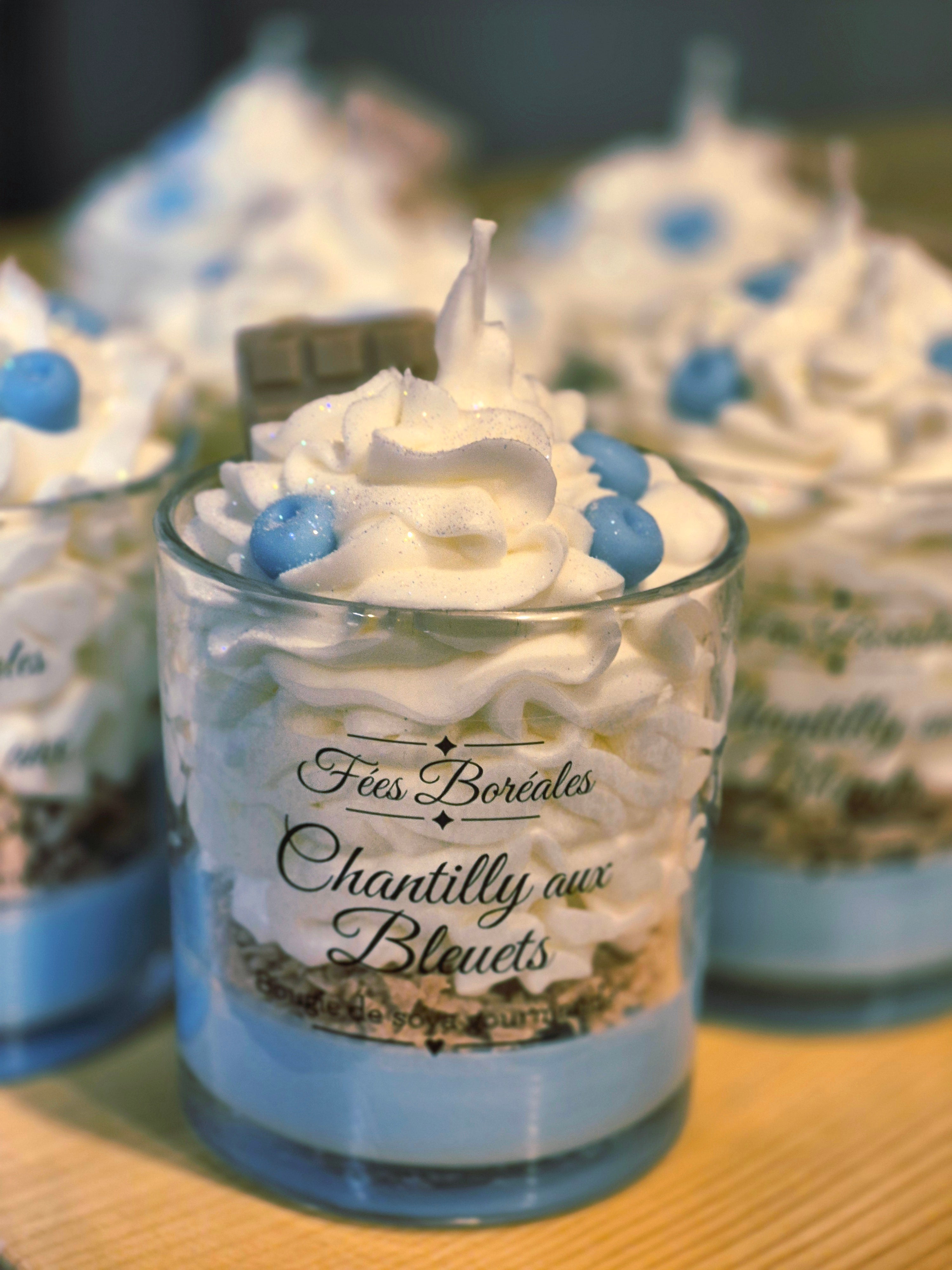 Bougie Chantilly – Chantilly aux Bleuets