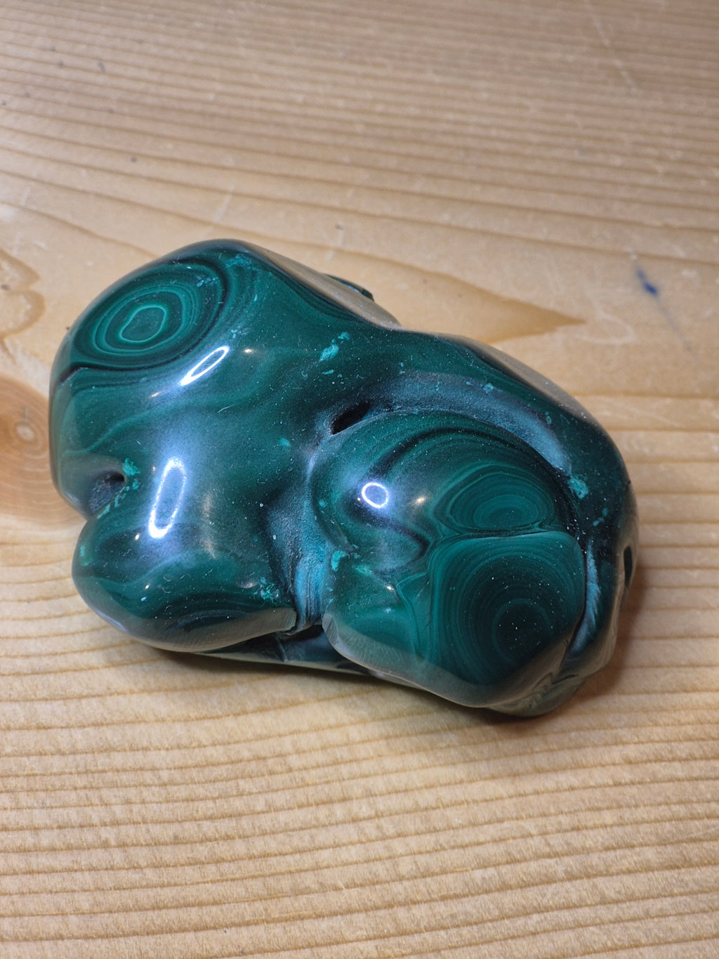 Sculpture de malachite