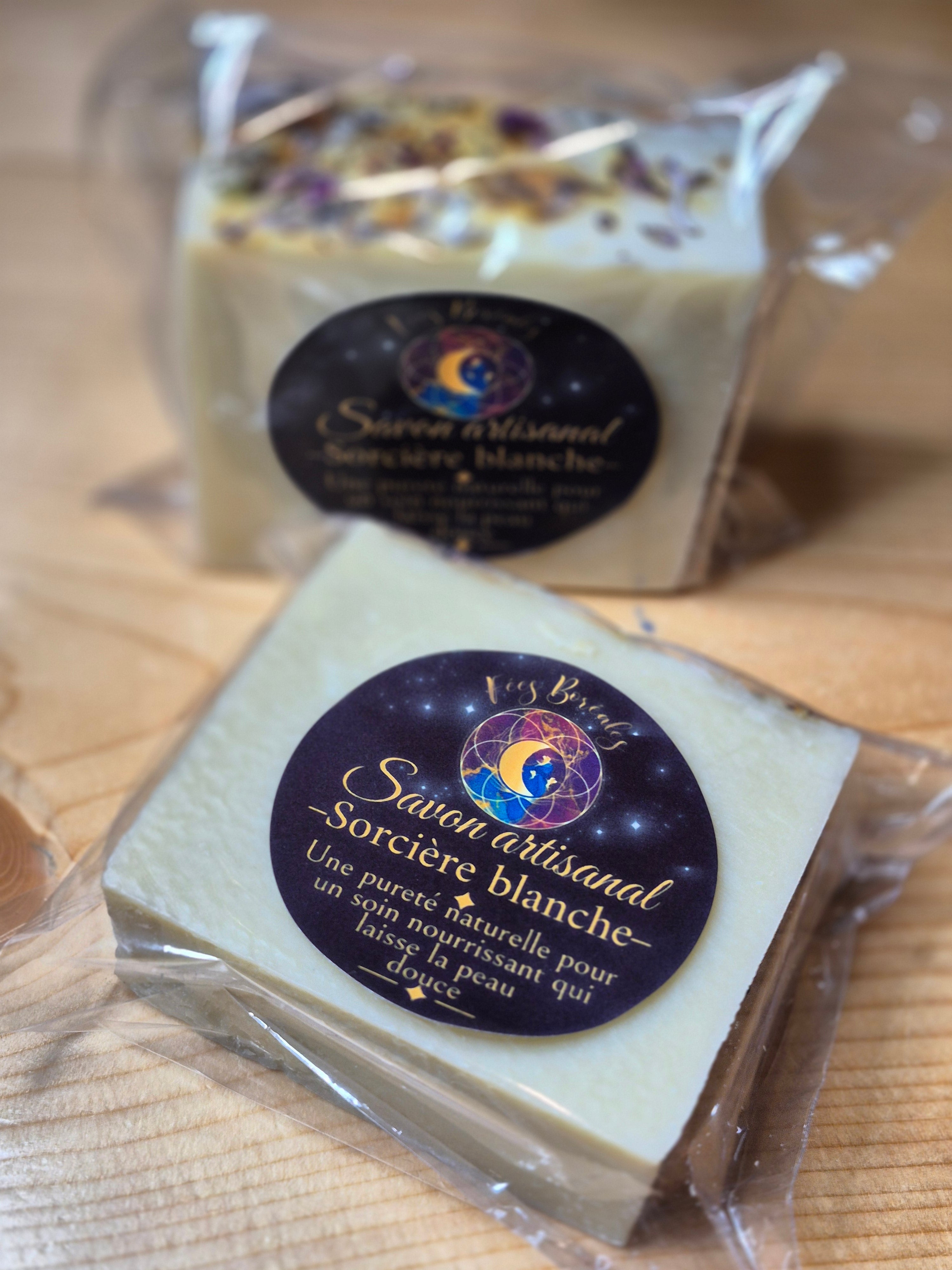 Savon Artisanal Sorcière Blanche – Fées Boréales