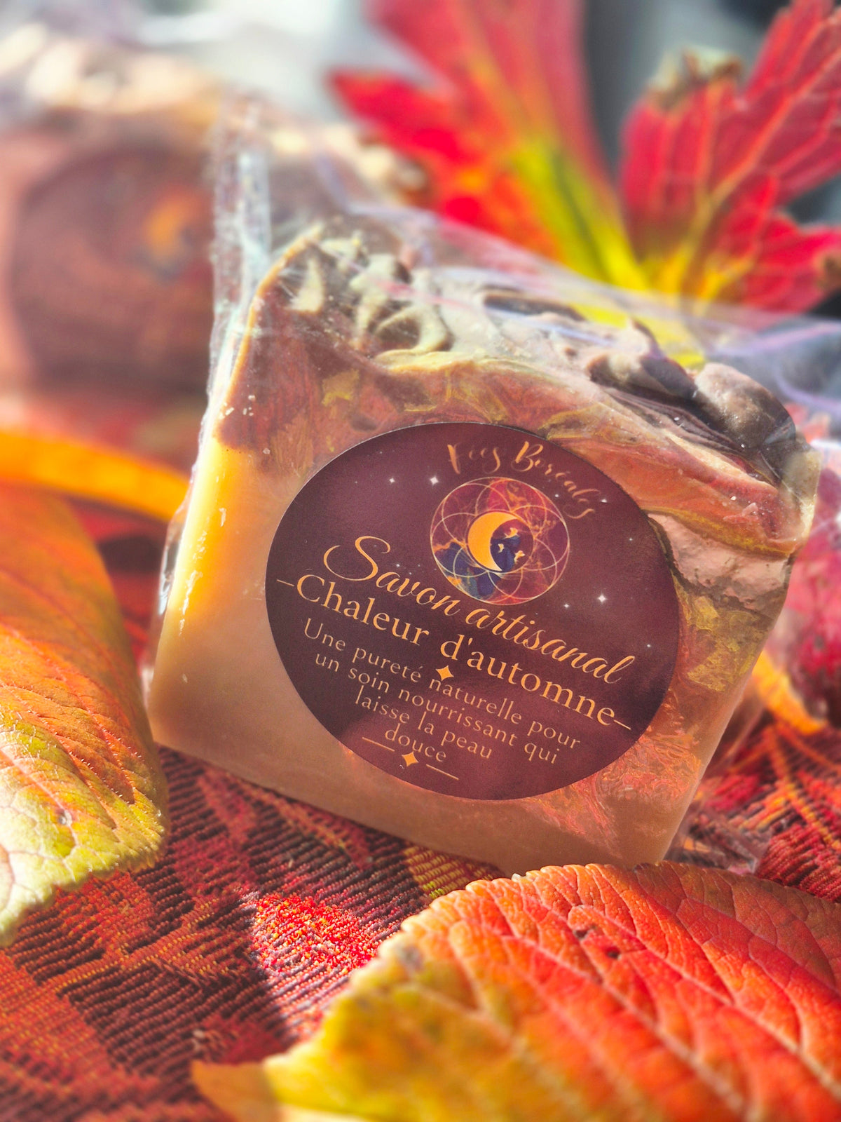 Savon Artisanal Chaleur d'automne – Fées Boréales, soin naturel artisanal fait au Québec