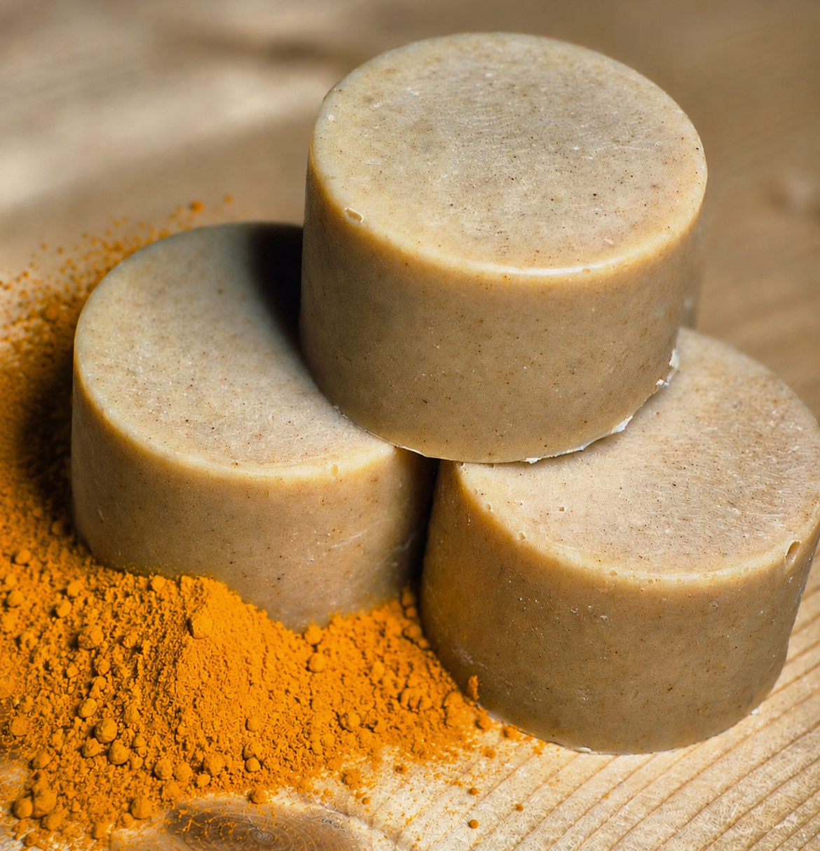 Savon Artisanal Visage au Curcuma